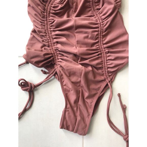 Fashion Nova One Piece Swimsuit Margaritas at Midnight Ruched - Picture 7 of 8